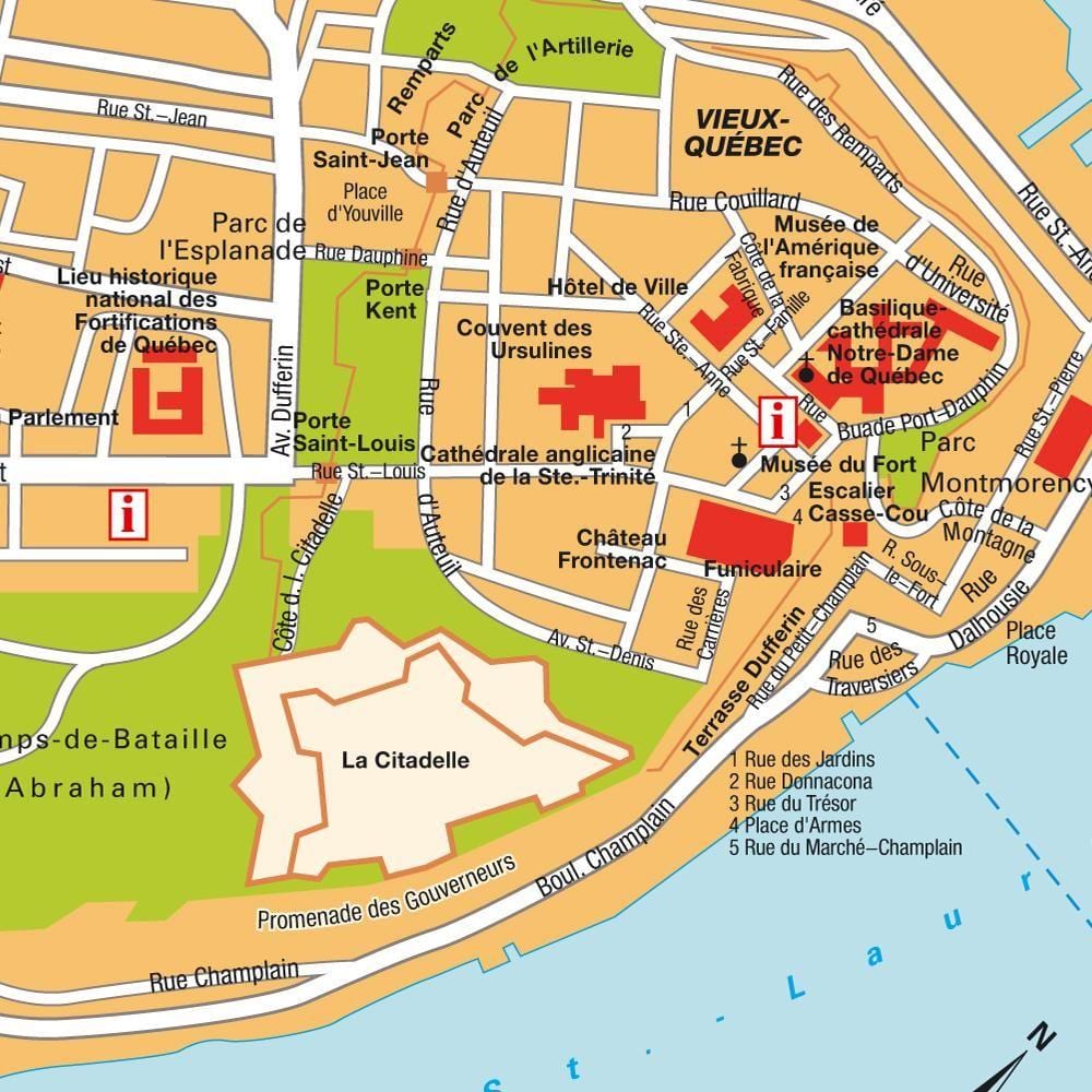 რუკა Quebec City Quebec 