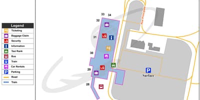 რუკა Quebec City airport