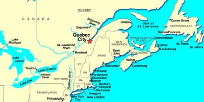 Quebec City რუკა კანადა
