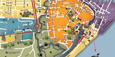 რუკა Quebec City ღირსშესანიშნაობები 