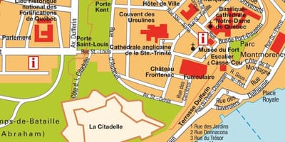 რუკა Quebec City Quebec 